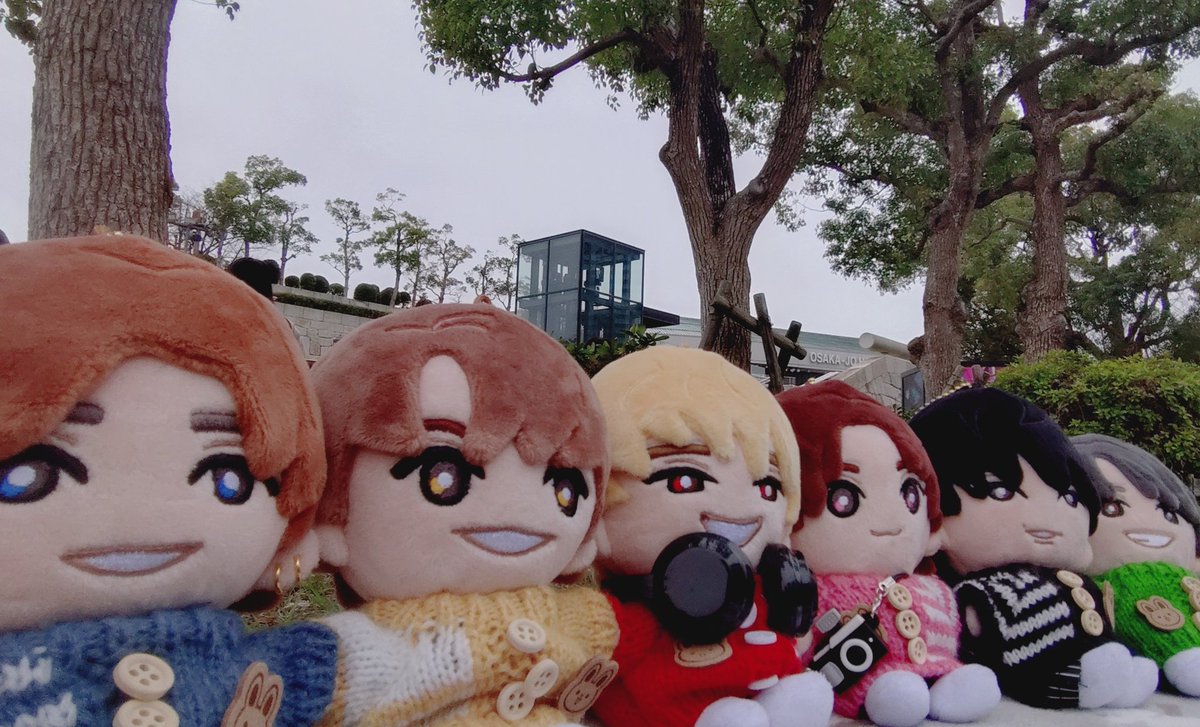 6人並べられて嬉しかった🫶