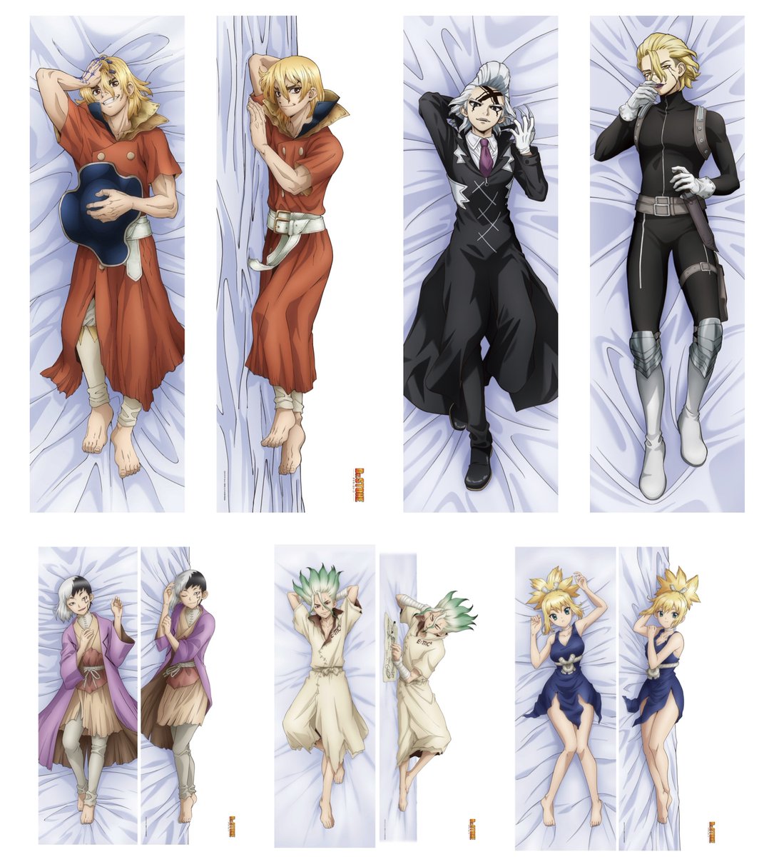 Dr.STONE』より、抱き枕カバーが登場！ Dr.ゼノ、#スタンリー、#石神千