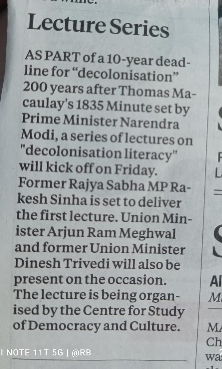 Lecture series “Decolonisation Literacy” begins today