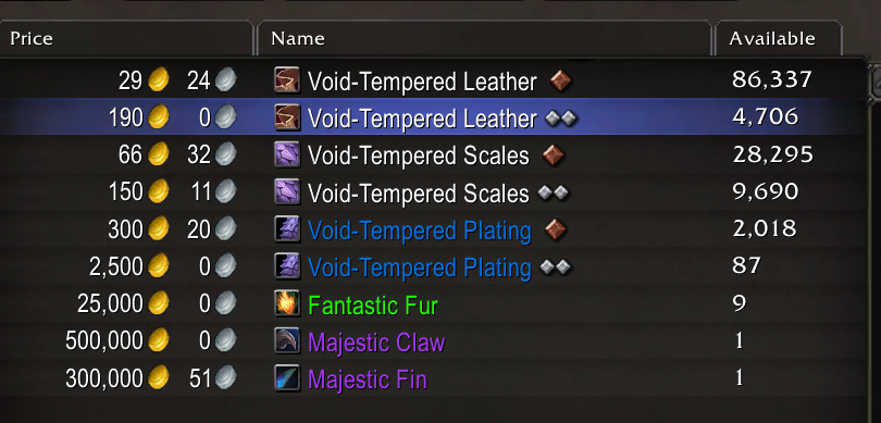 Goldzen_TV's tweet photo. 6 HOURS into Early Access NA and these skinning reagents are LITERALLY SCREAMING free money 😂😂  
Skinning alt army go BRRRRR – who’s already rolling 47 toons?? LET’S GET THIS BAGGGG 🔥🔥 #WoW #GoldMaking #EarlyAccessW https://t.co/NywMqhT5Dn