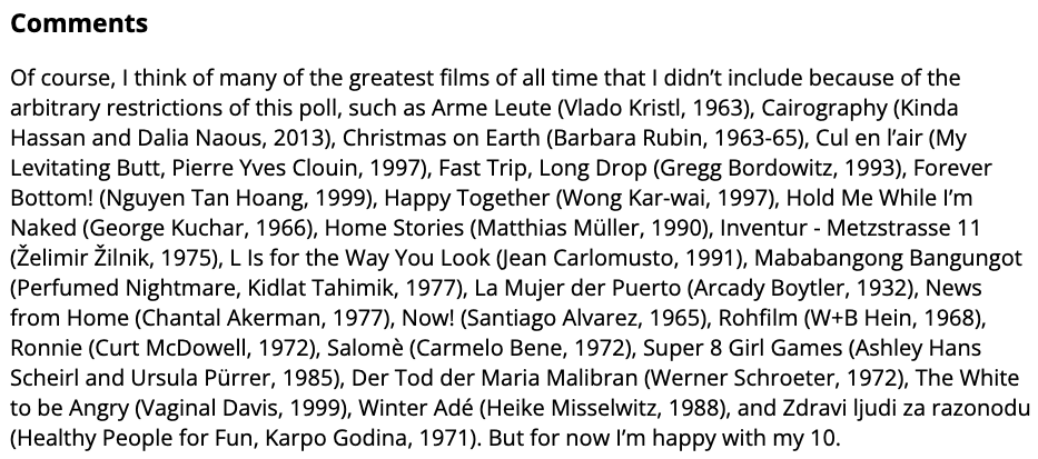 2022 Sight and Sound Lists tweet media