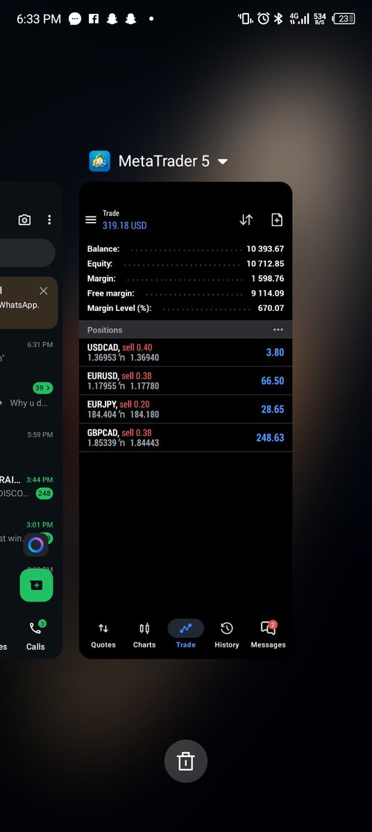 GM GM guys 🤲🤲
First 2 TP'S for the week 🫡💯💯
GJ and GBPCAD delivered 🍻⚡⚡⚡ 
#GBPJPY #GBPCAD