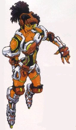 DailyActionChar's tweet photo. Today's Fighter of the Day is Grace from the Fighting Vipers series! https://t.co/gggIaXncBJ