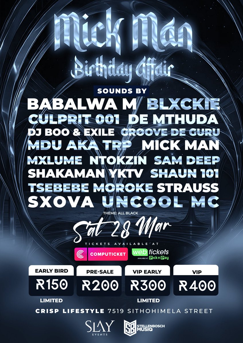 Stellenbosch MusiQ ❤️🔥🔥🔥28 March