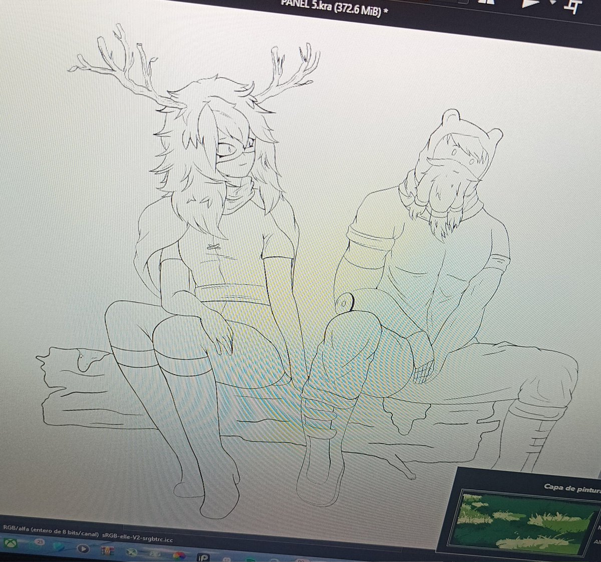 Que les parece mi nuevo estilo, practiqie mucho recuerden que acabo de inicar es edto del dibujo digital :) y solo puedo dibujar minimo 4 horas al dia entonces no puedo avanzar rapido, en fin 

#huntresswizard #finntress #finnthehuman