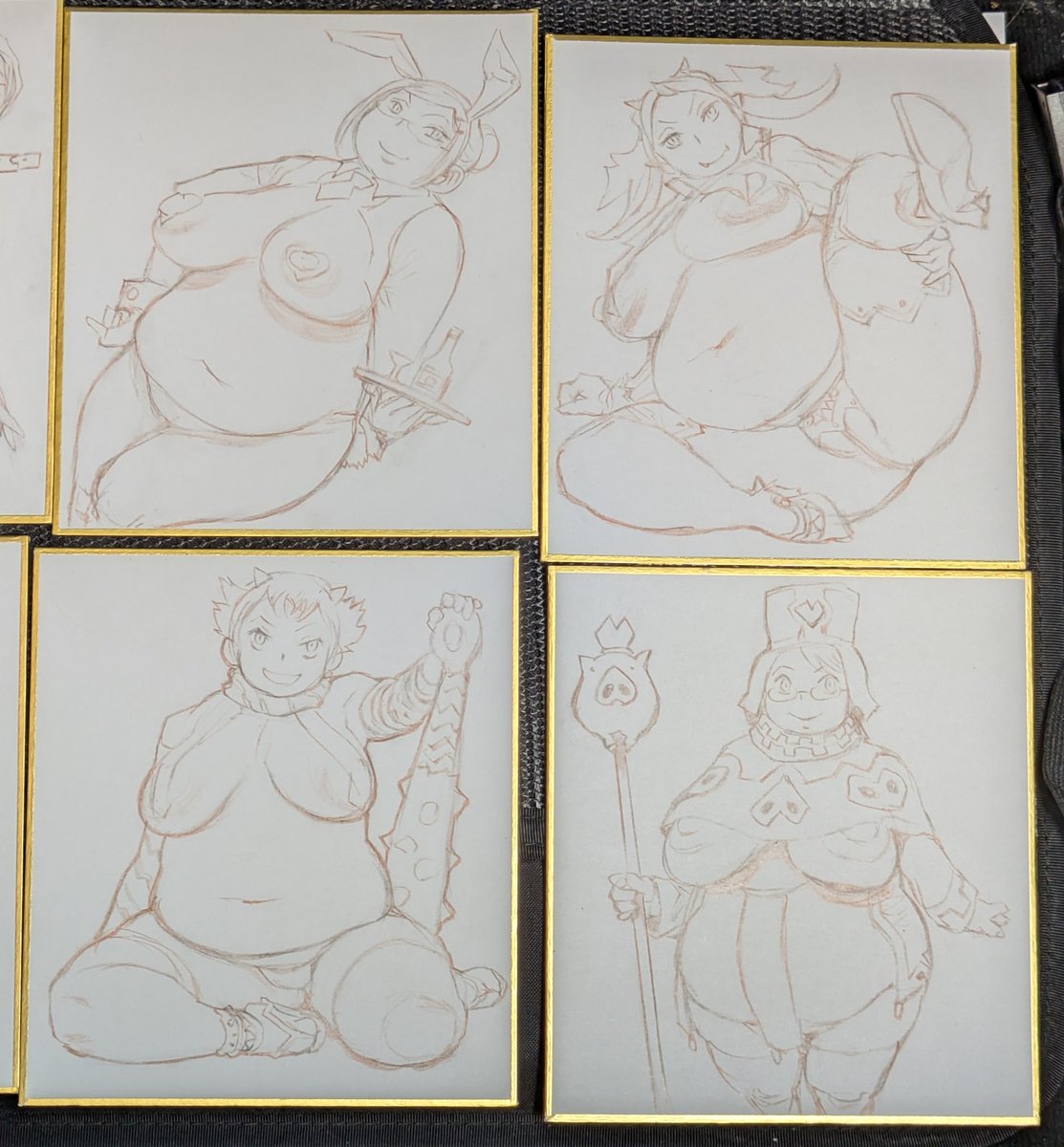 3月1日のビッグラブフェスタ@biglovefesta 
用のミニ色紙を描いております。 