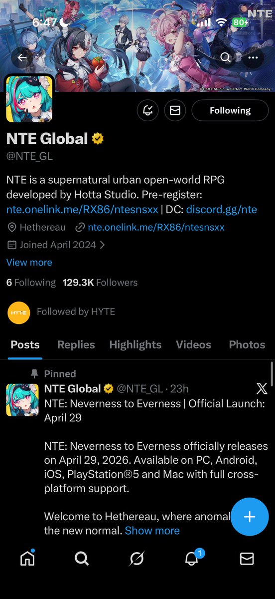 Reaper2Swifty's tweet photo. @NTE_GL Done GL everyone https://t.co/08FhMhphxw