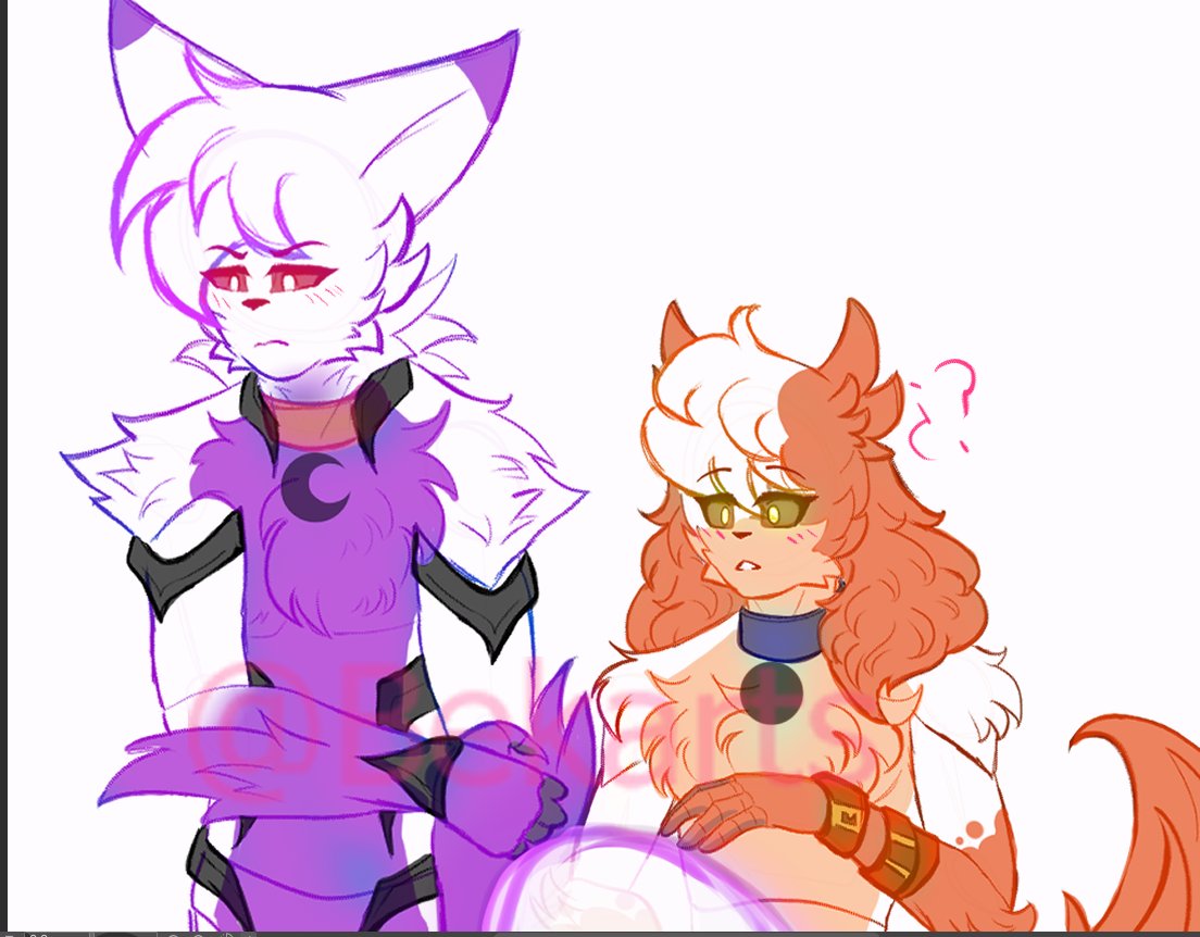 como extrañaba dibujarlos 💜🧡

✨wip✨ se viene mini comic jsjsj