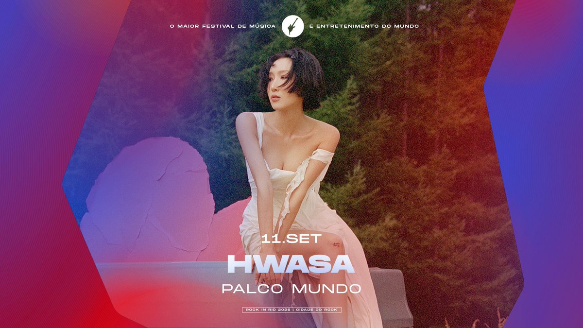 #HWASA is announced as part of ROCK IN RIO's (Brazil) line up at 11 September.