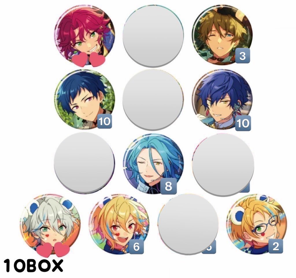 交換/譲渡]あんスタ コレクション缶バッジ コレ缶 Idol Oct Nov 譲