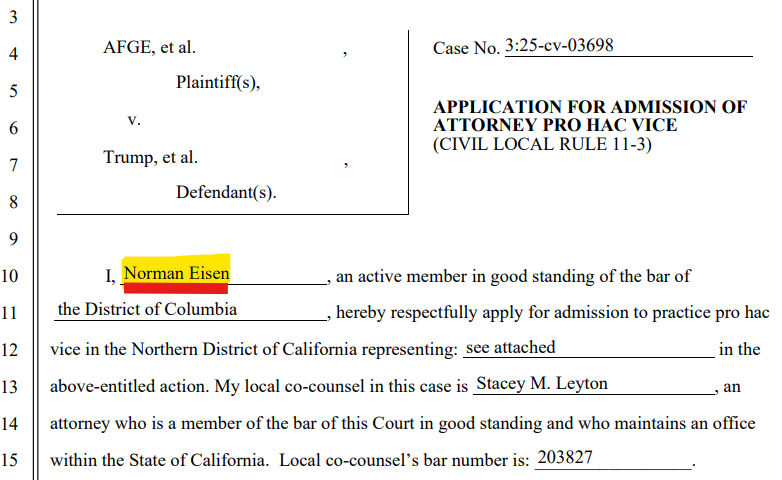 Perhaps the sweetest part of Trump's legal victory today: he defeated Norm Eisen.