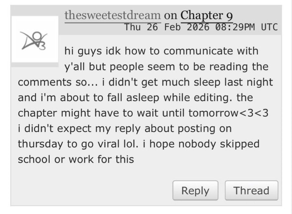 DEADPOETSFILM's tweet photo. okay my tweets don't really get reach so i don't think this will go anywhere but it's very obvious y'all are stressing out the ttmd;ttms author instead of spending your time speculating when another chapter will release just go support other ongoing works please https://t.co/XmlxNVadek