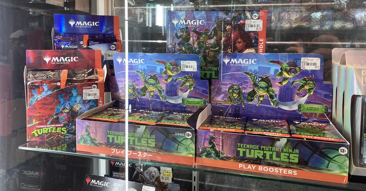 本日発売‼️ #MTG 【ミュータント タートルズ】 ▶︎プレイ