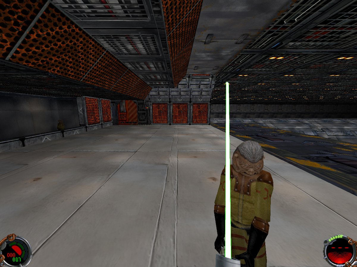 SWForce4EU's tweet image. Fuel tunnels.   These can't be great for his health.  If he doesn't get flash fried he's breathing those awful fumes! #KyleKatarn #DarkForces