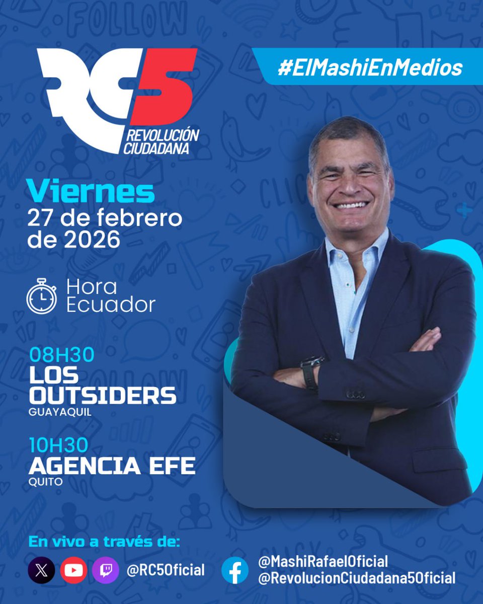 #ElMashiEnMedios éste viernes en vivo  y directo ..