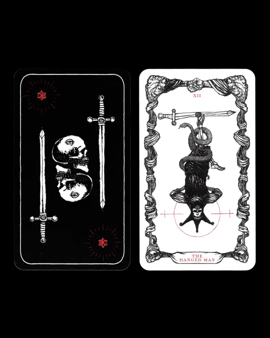 Limited Stock - There are only a few copies of my Flux Arcana Tarot left in my web shop, while supplies last. If you read tarot, or would just like to get your hands on over 80 of my illustrations, this is your chance! 🤘 