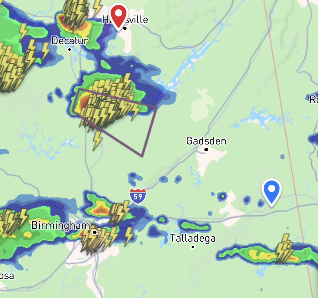 On a side note 
Funder Storms