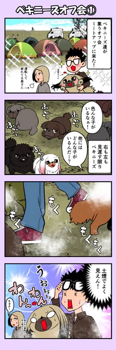 うちのちゃむ 〜ペキニーズオフ会①編〜 #うちのちゃむ #ペキニーズ #ペキニーズ大好き #ペット #犬 #犬のいる暮らし #犬のいる生活 #可愛い #可愛すぎる #漫画が読めるハッシュタグ #エッセイ #ペキニーズミートアップ 