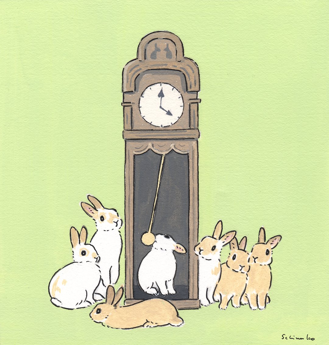 schinako's tweet photo. 🕰️🐇 https://t.co/J3YEORsAW3
