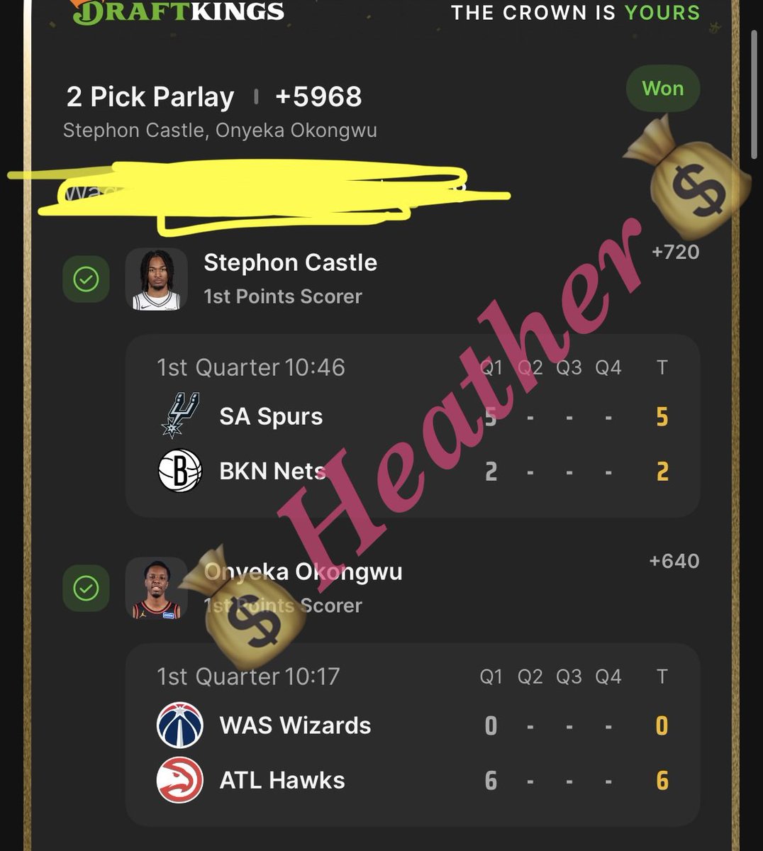 First baskets!!! Bang bang