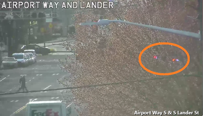 시력 불편, 서쪽 오른쪽 차선 정체