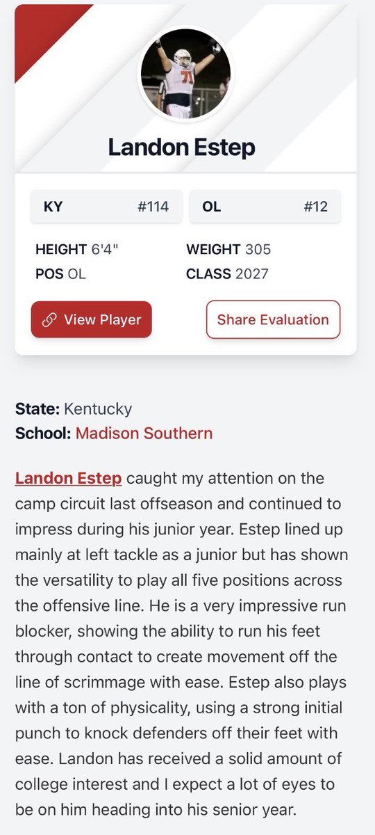 itslandoestep's tweet photo. Thank you @LippertScouting for the write up! The time is coming ⏰ @CoachRav @CoachDerekDay @CoachBZink @coachlane9 @CoachDamGC @CoachEverhart @CutterLeftwich @CalebScenters @sixstarfootball @mshsfb_eagles @FBCoachDavis_ https://t.co/IrlO0wpOlo
