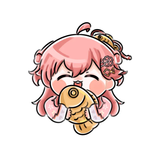 #みこち鯛焼き #miko_Art 来週会いに行きます C=C=\(;・_・)/