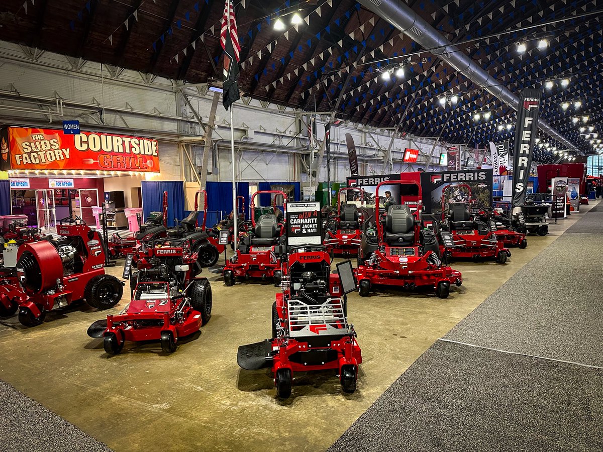 FerrisMowers's tweet photo. It’s Showtime on 𝙁𝙀𝙍𝙍𝙄𝙎 𝙃𝙊𝙈𝙀 𝙏𝙐𝙍𝙁! 

Stop in and see us at the New York Farm Show this week in Syracuse, NY! 

🚗 It’s just a short drive from our Ferris HQ! 

Stay tuned for updates from the show! 

Stop by through Saturday 2/28 from 8:30am-4pm. Booth CCC https://t.co/E5FnGOsMXH