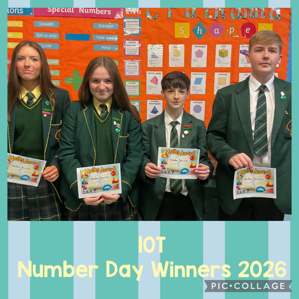 MathsStCaths's tweet photo. Our Year 10s enjoyed our annual quiz of the year to celebrate @nspcc_official number day!
Check out some of our class winners!
#welovemaths #mathsisfun #numberday 
🏆🥳🧮 https://t.co/CgPt6s7bz1