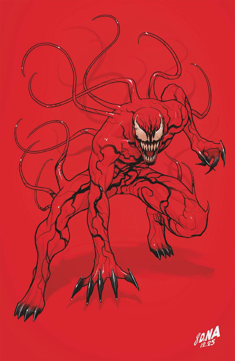 thevenomsite's tweet photo. Symbiote Spider-Man, Venom, Carnage, and Anti-Venom variant series by David Nakayama. https://t.co/GpavmAfeCt