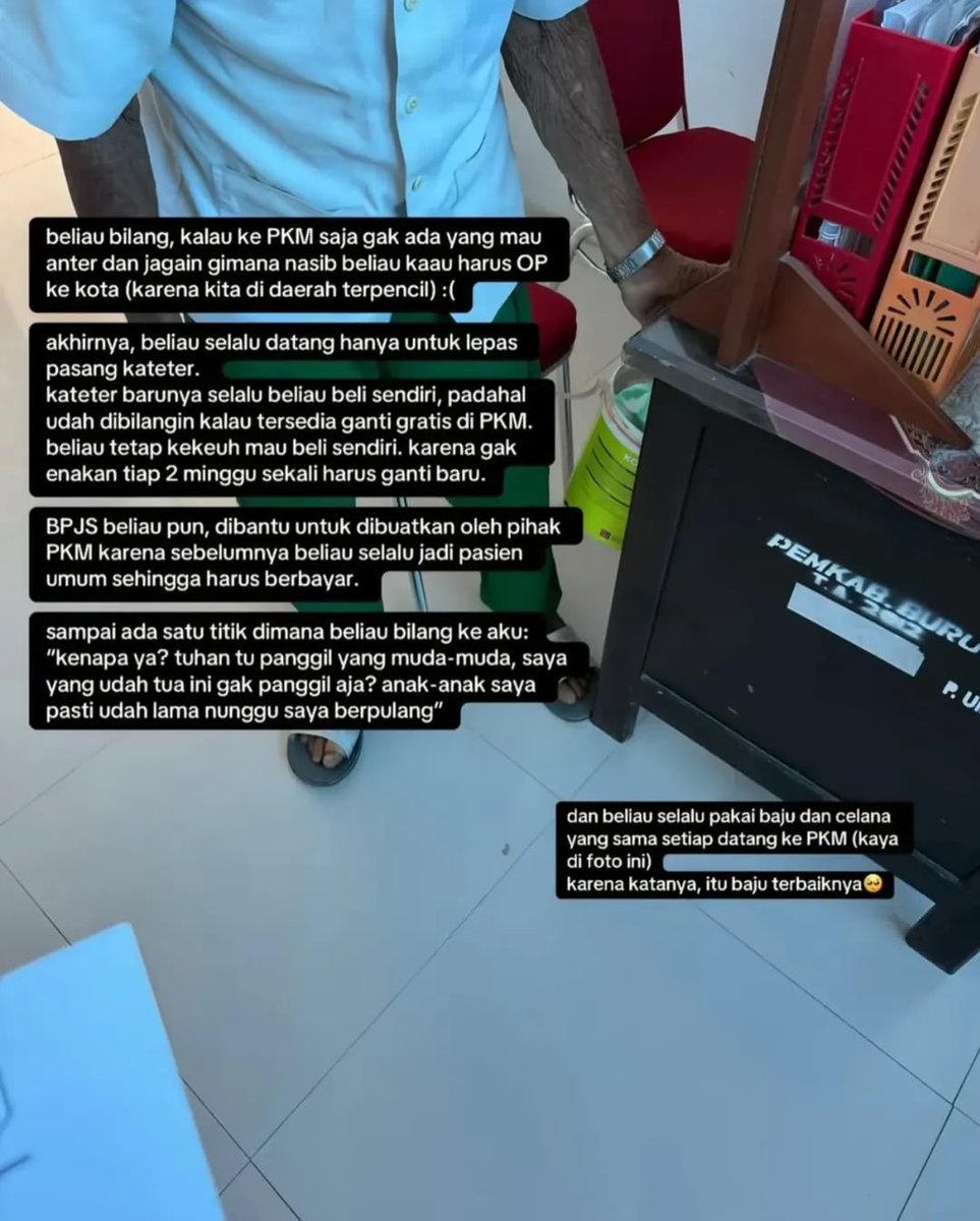 Curhatan perawat saat mendapatkan pasien seorang kakek yang datang ke poli 2 Minggu sekali 🥹