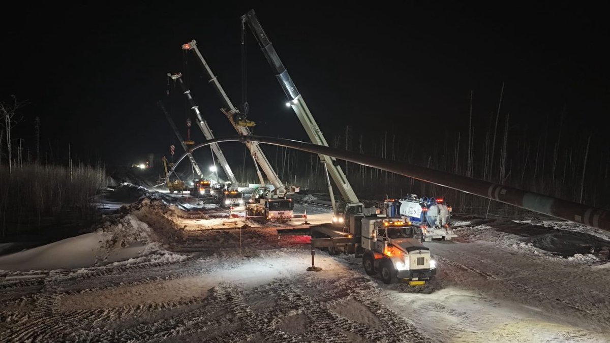 BlueFoxEng's tweet photo. Another long-range HDD installation successfully completed this winter season! Well done to the project teams involved on this 2,953m crossing while undergoing over 300m of elevation change. Congrats on this project milestone!

#HDD #trenchless #engineering #construction #energy https://t.co/IHF030ZWI4