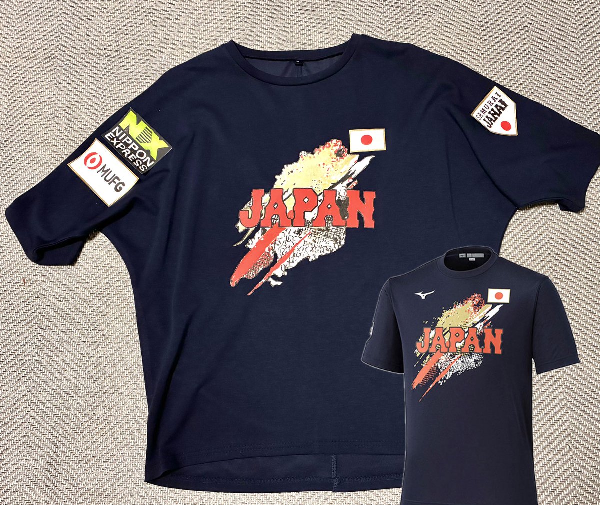 侍ジャパンレプリカTシャツ B【2026 WORLD BASEBALL CLASSIC TM】 本物