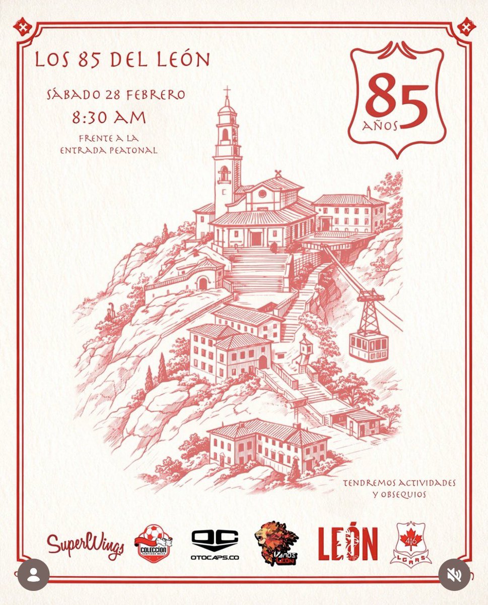#Actualidad 🚨 LAS ACTIVIDADES PARA LOS 85 DEL LEÓN. 🦁🇲🇨

📌 Independiente Santa Fe cumple 85 años de grandeza y como es costumbre, se llevarán a cabo varias actividades en nuestra casa, Bogotá. 

📌 Se llevará a cabo la Ruta Guadalupe junto a <a href="/CiclismoSF/">Santa Fe - Team</a> desde las 8 am en la