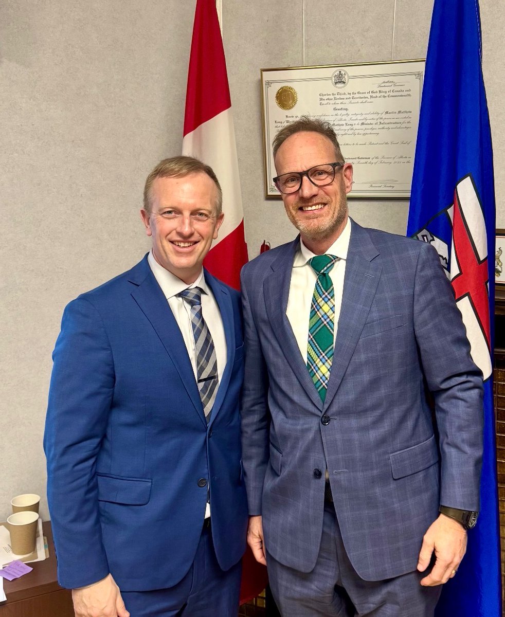 PCACanada's tweet photo. PCA’s President &amp; CEO, Paul de Jong, enjoyed a productive conversation with Alberta Minister of Infrastructure, Hon. Martin Long, following presentation of the 2026 Budget.

Read our news release here: https://t.co/411xOLqChI https://t.co/fn4324xxaB