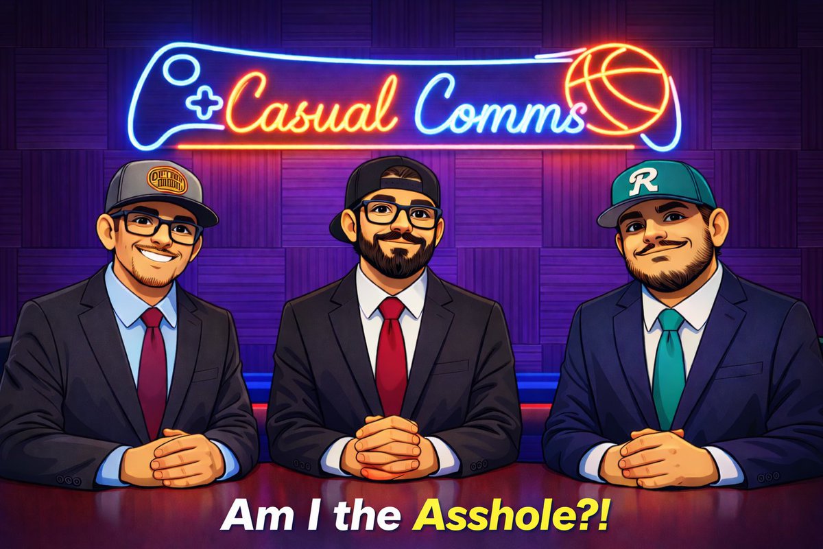 <a href="/kickcommunity/">KICK Community</a>  WAKE TF UP !!!

<a href="/CasualCommspod/">Casual Comms Podcast</a> is here with the HOT TAKES  !! 

WE ARE BRING THE HEAT BACK WITH THIS ONE 

Come find out who falls under 

Am I the Asshole ?
