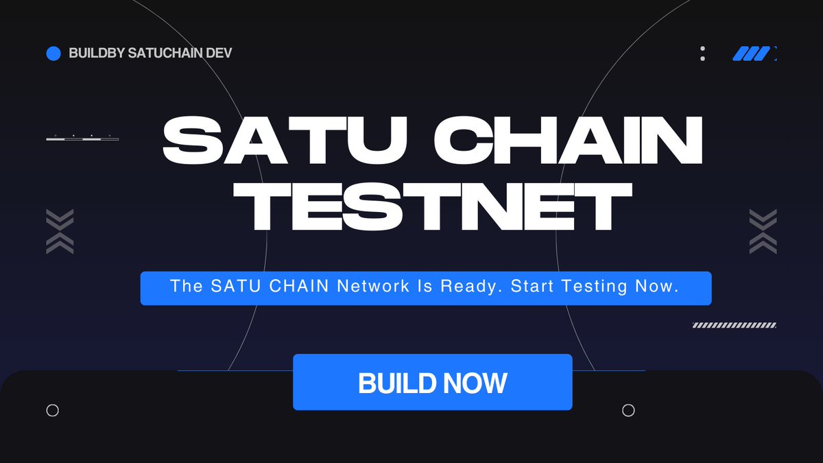 Satu Chain | Layer 1 Blockchain tweet media