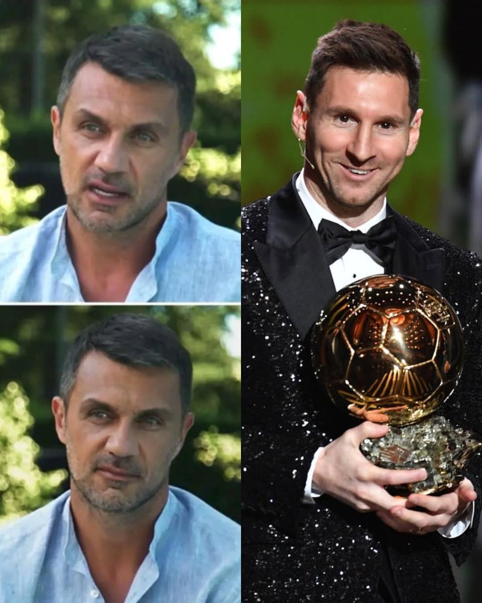 Paolo Maldini on the Ballon d’Or &amp; Lionel Messi: “The Ballon d’Or looked for him”

“When I look at this year’s Ballon d’Or nominees, I see excellent players, no doubt. But I also see a huge difference with what Messi offered. It was never just about numbers or titles, it was the
