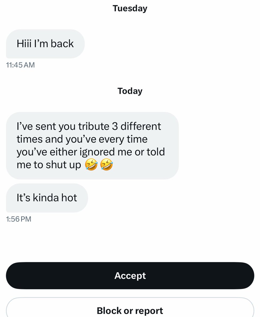 brattybrainiac's tweet photo. Homie has 100 different accounts and logs off after sending like make it 4 or stfu LOL https://t.co/sxIxuhZgNE