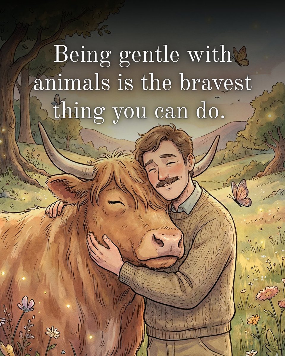 True strength is using your hands to help, not to hurt. 🐮💪

🎨 <a href="/teamveganfta/">Vegan FTA</a>