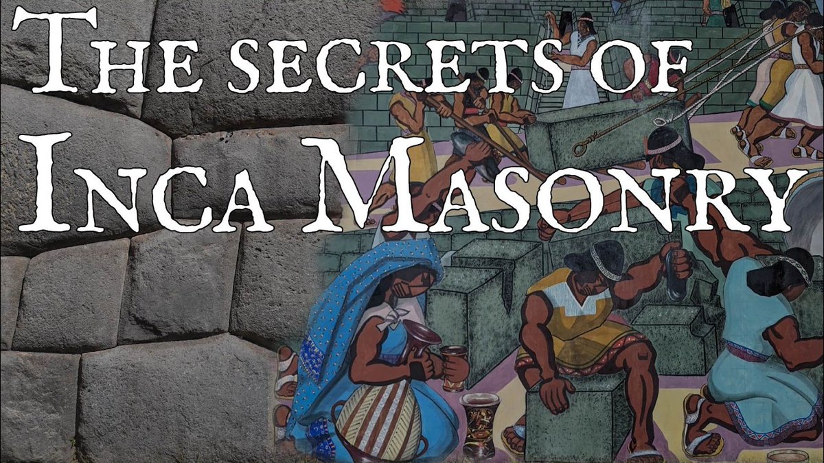 TonyTrupp's tweet photo. Over the past couple of months, I’ve been collaborating with one of my favorite YouTube channels, Ancient Americas, on a video about The Secrets of Inca Masonry, which went live just a few hours ago. He did a brilliant job with it. It’s his longest video to date, but well worth the time if you’re interested in Andean cultures and Inca architecture!
https://t.co/kDbCV7dqgj

The video not only shares much of the research from my recent article, Masonry Techniques of the Inca’s Master Builders, but also traces the evolution of Andean stonework across millennia, with examples from the Caral-Supe, Cerro Sechín, Chavín de Huántar, Pacara, Wari, and Tiwanaku cultures.

An additional discovery he highlighted is that the Quechua term for this stonework, Caninacukpirca (Qaninakuy Pirqa), derives from a word meaning “to nibble” or “to bite.” That linguistic connection further supports multiple lines of evidence indicating that Inca masonry was primarily accomplished using hammerstones, which is consistent with the tools recovered at these sites, the tool marks preserved on the stones themselves, and early Spanish eyewitness accounts.