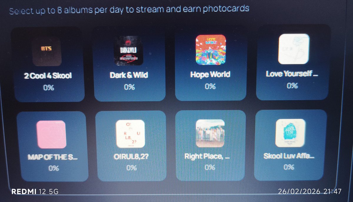 19Msoledadc's tweet photo. Prefiero ser productiva y no andar mucho por aquí
Last de hoy: 8 álbumes, misiones y mucho stream grupal 💜
#NoStreamNoArmy @BTS_twt https://t.co/YvLegMA3g0