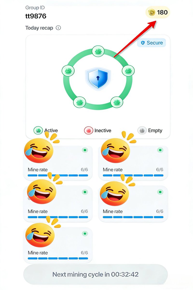 Zonghui88888's tweet photo. Security Team Grand Slam, another perfect win!🎯
Team of 5 works together, earn 180 ITLG daily and HCS.
HCS is essential for verification.
Friends, is your team the same?
Comment below!

#InterLink #ITLG #HCS #ITL #SecurityTeam https://t.co/TgbWtiGdVQ