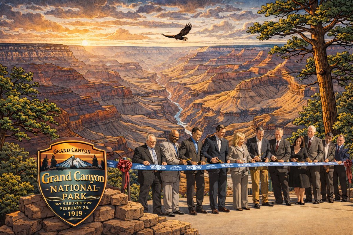 DailySickMoment's tweet photo. 107 years ago today on February 26, 1919.

The Grand Canyon becomes a national park.

Protecting one of the most insane natural wonders on Earth.

That was sick. https://t.co/30AhvdU9LV