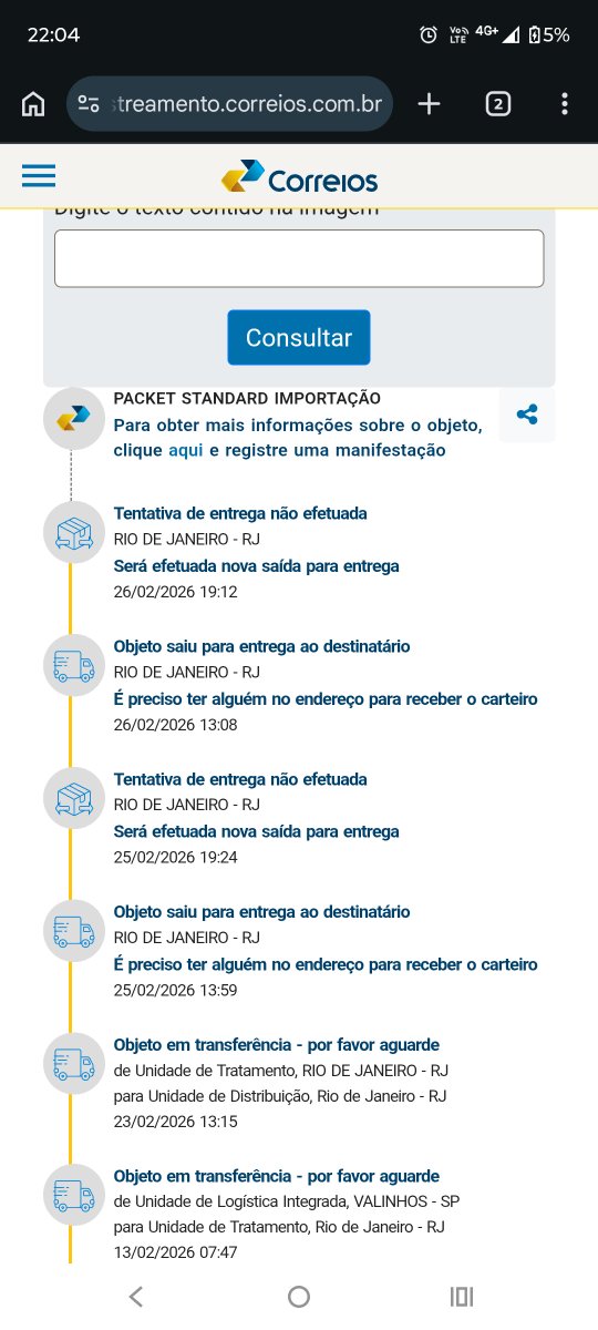 mjslima77's tweet photo. Detalhes do meu pacote objetos nos Correios https://t.co/Fn0KefSb9F #Correios 

@correiosBR vergonha!!!! Põem tentativa de entregar. 
Acham que todos são idiotas. Local de entrega cercado de câmeras, sem sinal de representante sequer dos correios entrando na rua para entrega!!!!! https://t.co/VAxIHTU0Ak