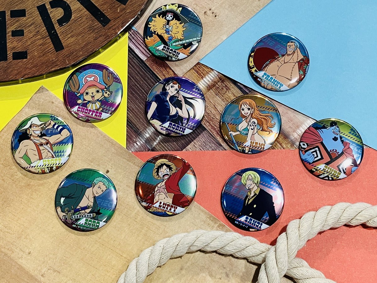 新商品】 MUGIWARA STORE ARTS メタル缶バッジ(全10種) 1個：550円