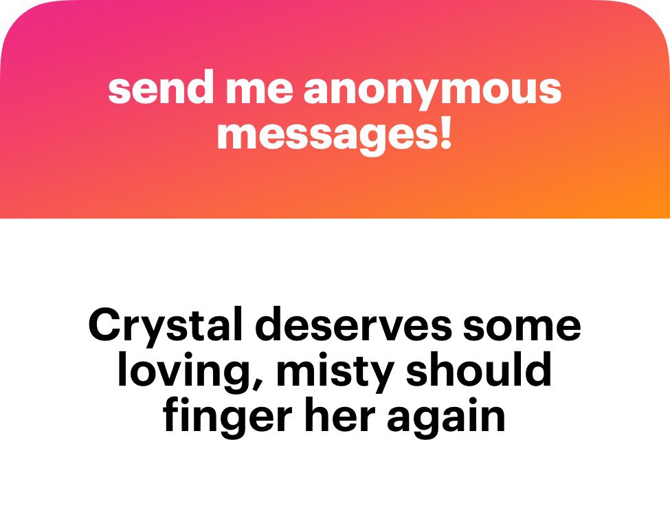 NewYJPrompts's tweet photo. Misty fingers Crystal 🤌🏼 #Crusty https://t.co/QtOGewvDAw