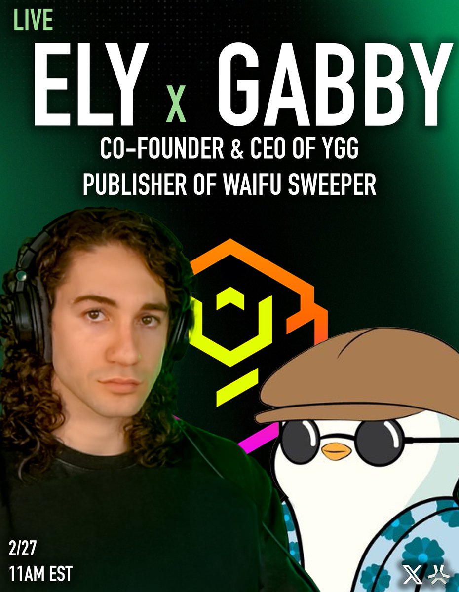 ProofOfEly's tweet photo. Tomorrow, we're talking to to Gabby Dizon, Co-Founder of Yield Guild Games &amp; Publisher of Waifu Sweeper.

Waifu Sweeper is a minesweeper-inspired casual degen game that is now live on Abstract

FRIDAY @ 11AM EST. Live on Abstract and X. https://t.co/QGM9j7lMDS