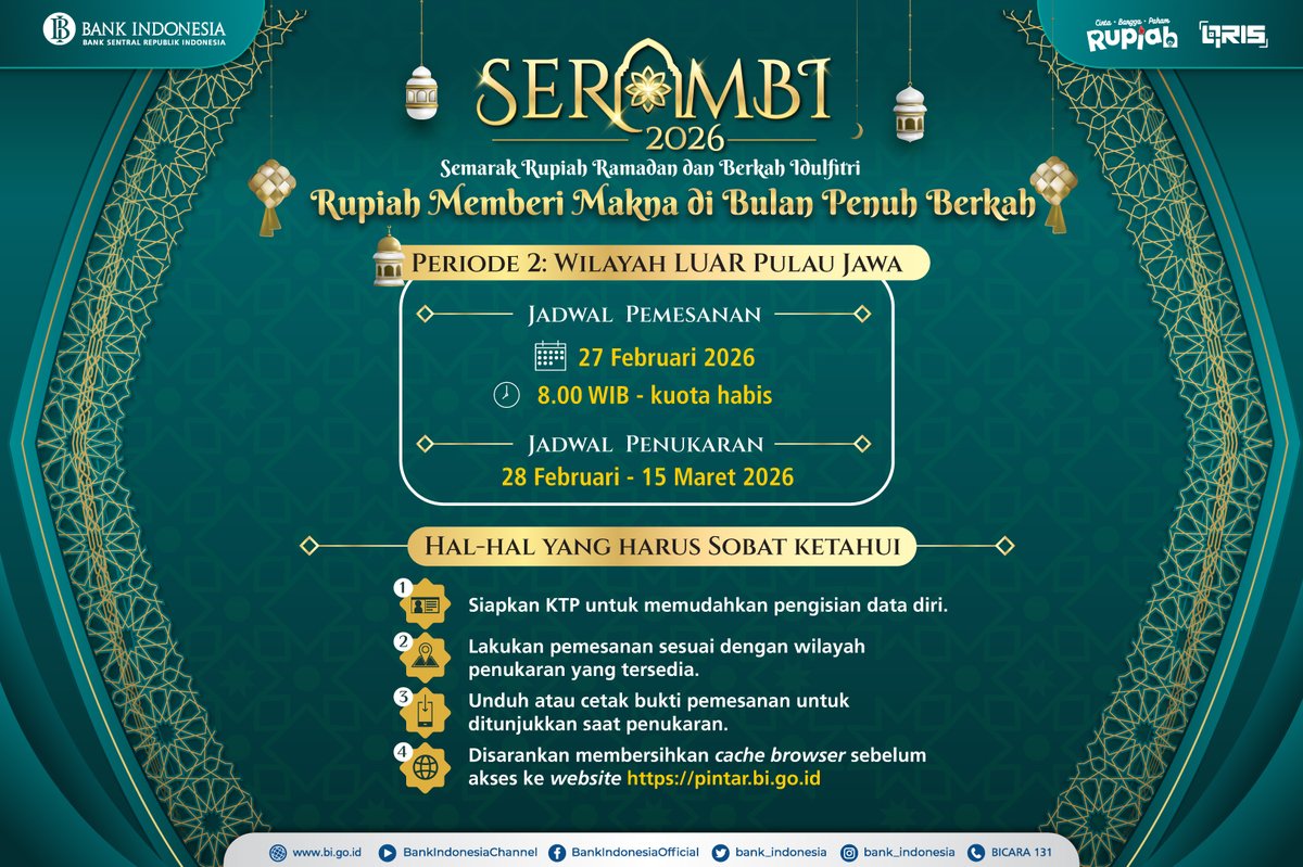 Bank Indonesia tweet media