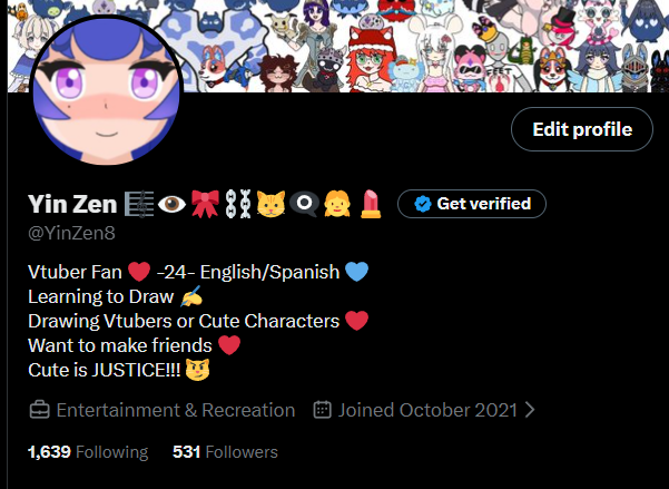 I just wanted to thank you guys for reaching 500 followers. Sorry, I know it's a bit late 🥺🥺🥺
But I'm very Happy, As I promised, I will do a proper character sheet and do a hashtag to do art of my OC there 💙, and I will recommend songs again from time to time :3 💙💙💙